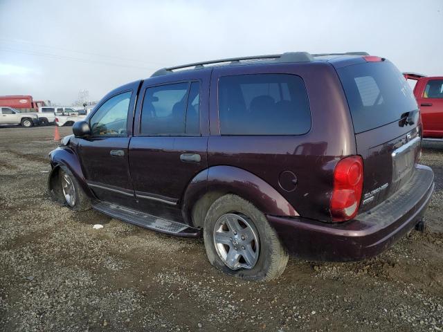 1D8HB58D15F537287 - 2005 DODGE DURANGO LIMITED BURGUNDY photo 2