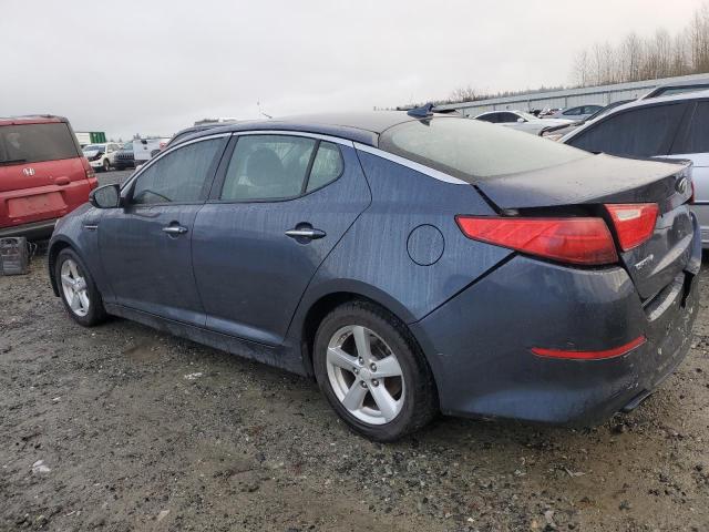 5XXGM4A73FG453025 - 2015 KIA OPTIMA LX BLUE photo 2