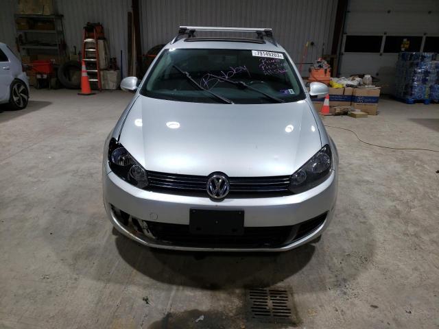 3VWPL7AJXBM635438 - 2011 VOLKSWAGEN JETTA TDI SILVER photo 5