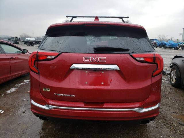 3GKALSEX1JL165786 - 2018 GMC TERRAIN DENALI RED photo 6