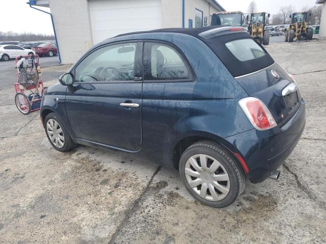 3C3CFFDR6DT744710 - 2013 FIAT 500 POP BLUE photo 2