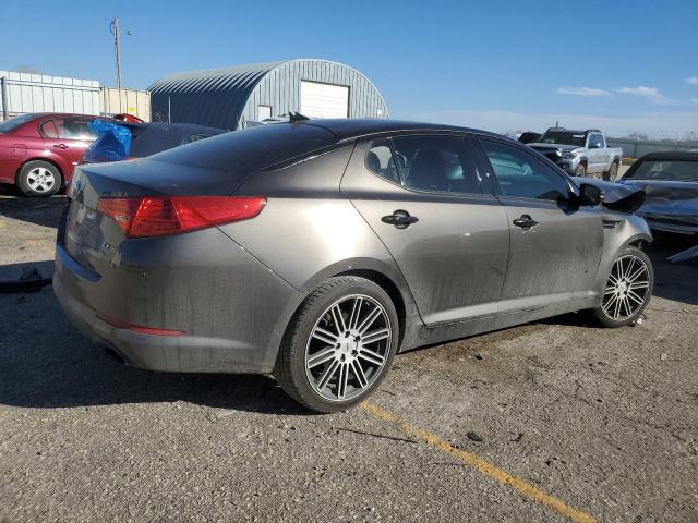 5XXGN4A7XDG128267 - 2013 KIA OPTIMA EX GRAY photo 3