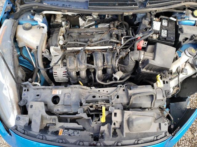 3FADP4EJ1GM178602 - 2016 FORD FIESTA SE BLUE photo 11