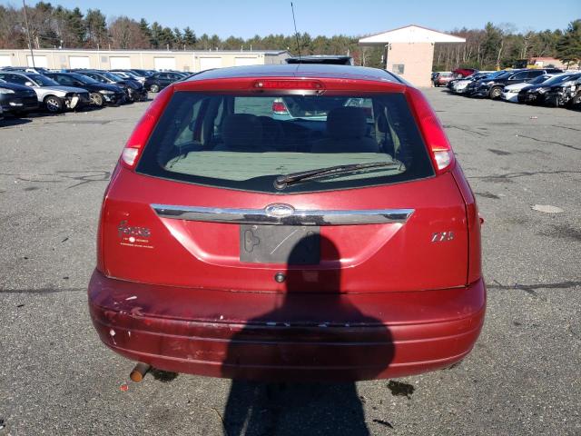 3FAFP37352R207189 - 2002 FORD FOCUS ZX5 RED photo 6
