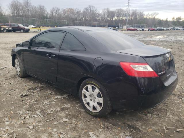 2HGFG12639H516439 - 2009 HONDA CIVIC LX BLACK photo 2