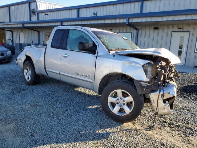 1N6AA06A76N535143 - 2006 NISSAN TITAN XE SILVER photo 4