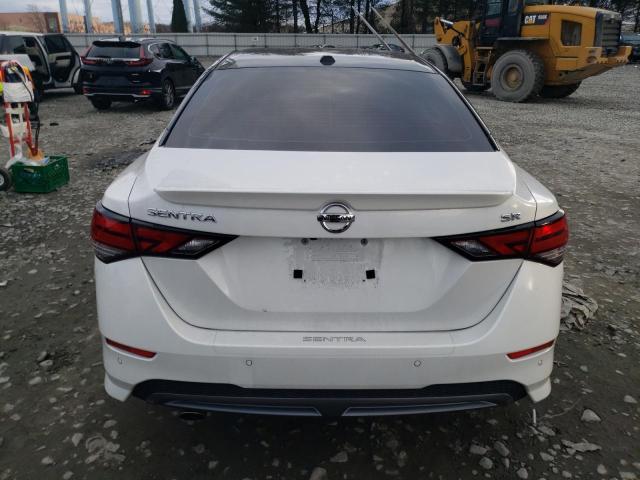 3N1AB8DV0MY302728 - 2021 NISSAN SENTRA SR WHITE photo 6