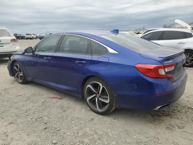 1HGCV2F39KA011945 - 2019 HONDA ACCORD SPORT BLUE photo 2