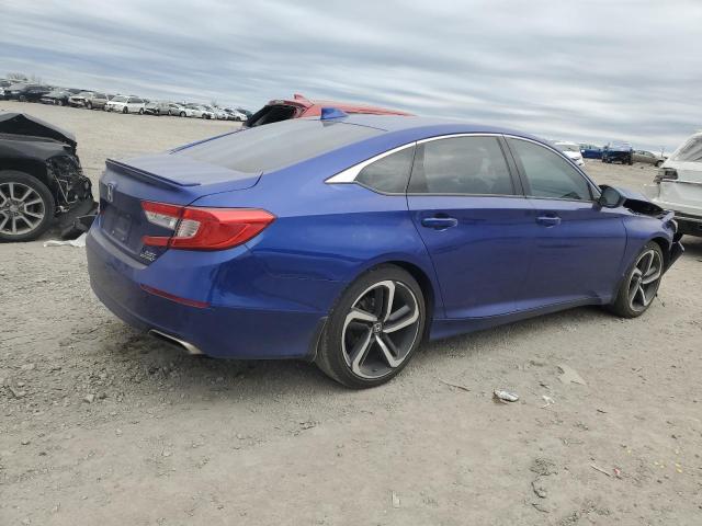 1HGCV2F39KA011945 - 2019 HONDA ACCORD SPORT BLUE photo 3