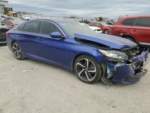 1HGCV2F39KA011945 - 2019 HONDA ACCORD SPORT BLUE photo 4