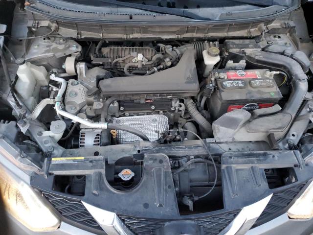 KNMAT2MT1GP673828 - 2016 NISSAN ROGUE S GRAY photo 12