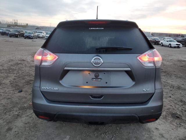 KNMAT2MT1GP673828 - 2016 NISSAN ROGUE S GRAY photo 6