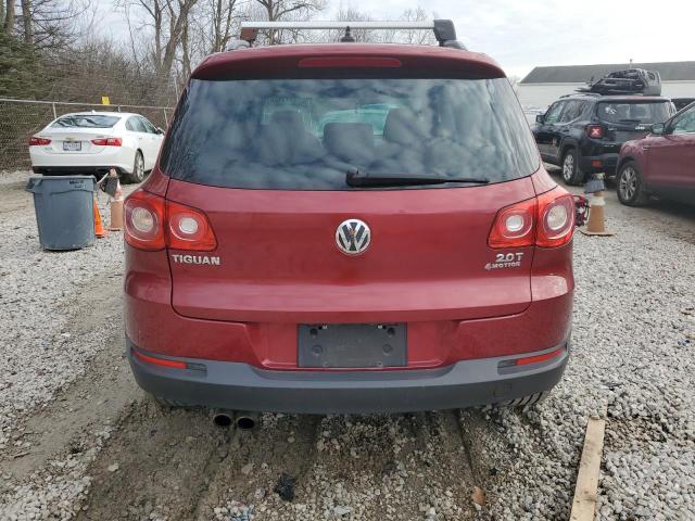 WVGBV7AX2BW001418 - 2011 VOLKSWAGEN TIGUAN LIM S RED photo 6