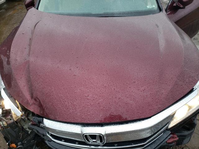 1HGCR2F97GA063526 - 2016 HONDA ACCORD EXL MAROON photo 11