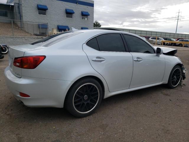 JTHBK262372030274 - 2007 LEXUS IS 250 WHITE photo 3