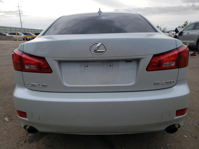 JTHBK262372030274 - 2007 LEXUS IS 250 WHITE photo 6