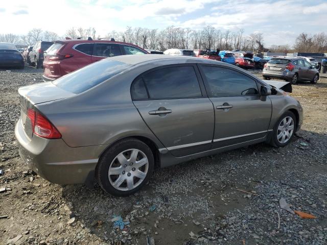 2HGFA16567H507511 - 2007 HONDA CIVIC LX GRAY photo 3