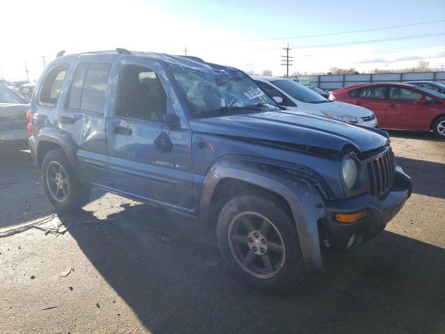 1J4GL48K93W663467 - 2003 JEEP LIBERTY SPORT BLUE photo 4