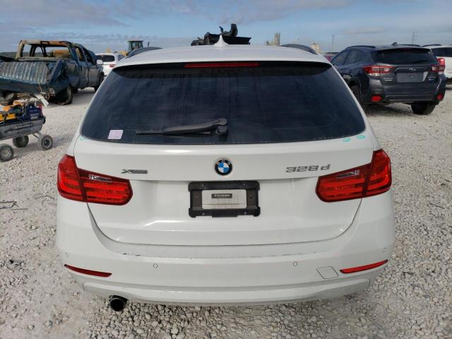WBA3K5C51FK301298 - 2015 BMW 328 D XDRIVE WHITE photo 6