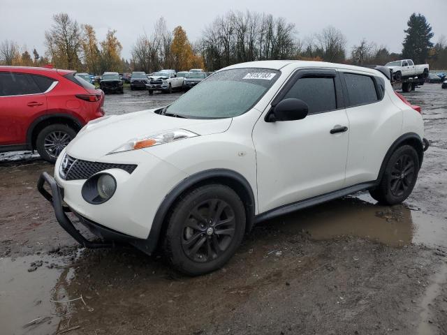 JN8AF5MV0ET356495 - 2014 NISSAN JUKE S WHITE photo 1