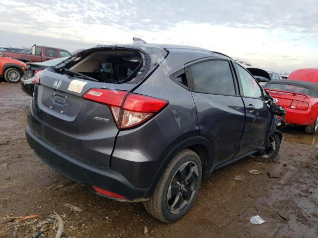 3CZRU6H50JG702891 - 2018 HONDA HR-V EX GRAY photo 3