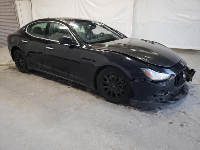 ZAM57XSA3E1089334 - 2014 MASERATI GHIBLI BLACK photo 4