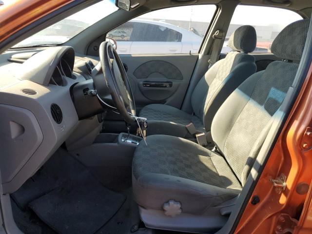 KL1TD52655B495072 - 2005 CHEVROLET AVEO BASE Narıncı foto 7