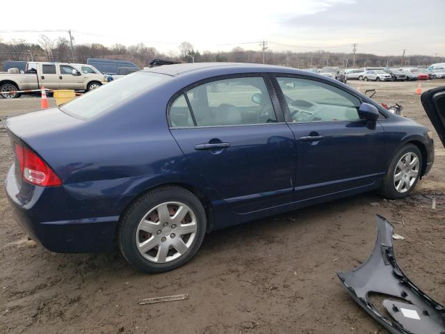 1HGFA16558L014648 - 2008 HONDA CIVIC LX BLUE photo 3