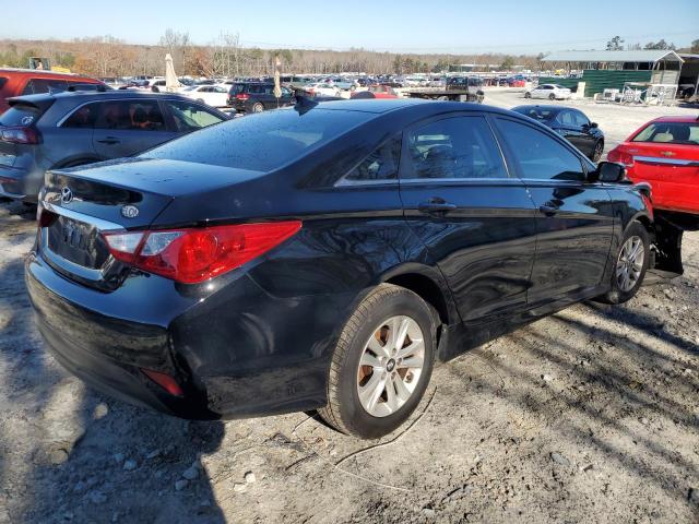 5NPEB4AC9EH931719 - 2014 HYUNDAI SONATA GLS BLACK photo 3