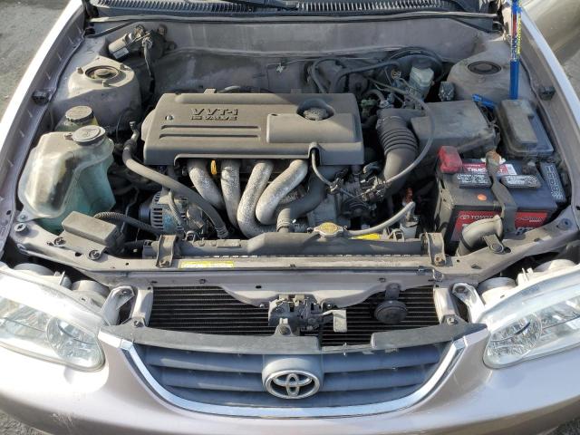 1NXBR12E52Z655064 - 2002 TOYOTA COROLLA CE SILVER photo 11