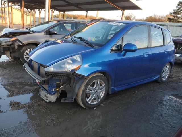 JHMGD38617S000440 - 2007 HONDA FIT S BLUE photo 1