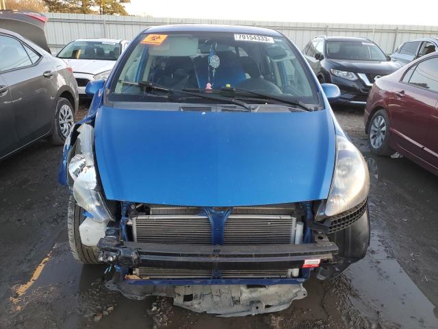 JHMGD38617S000440 - 2007 HONDA FIT S BLUE photo 5