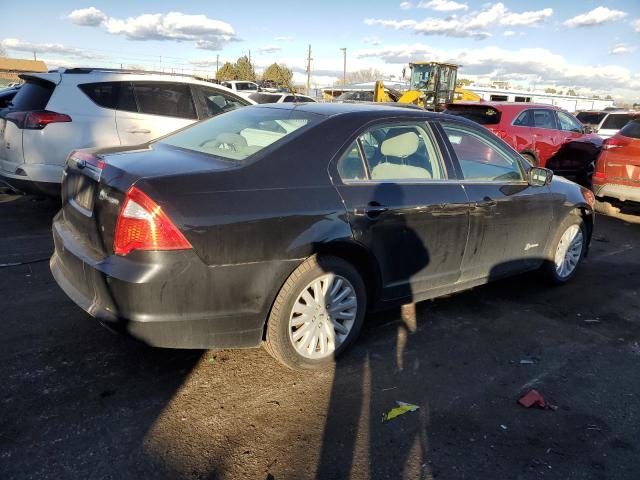 3FADP0L3XAR127400 - 2010 FORD FUSION HYBRID BLACK photo 3