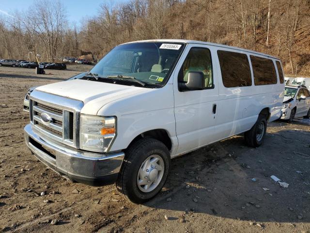 1FBSS31L58DB16641 - 2008 FORD ECONOLINE E350 SUPER DUTY WAGON WHITE photo 1