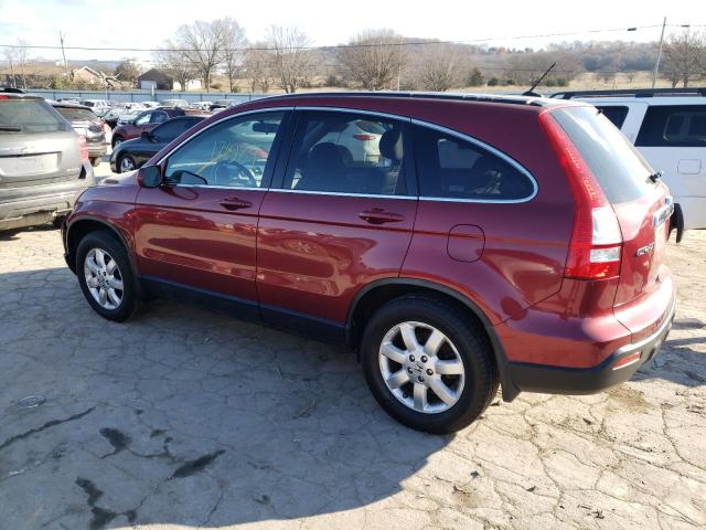 JHLRE48767C098819 - 2007 HONDA CR-V EXL BURGUNDY photo 2