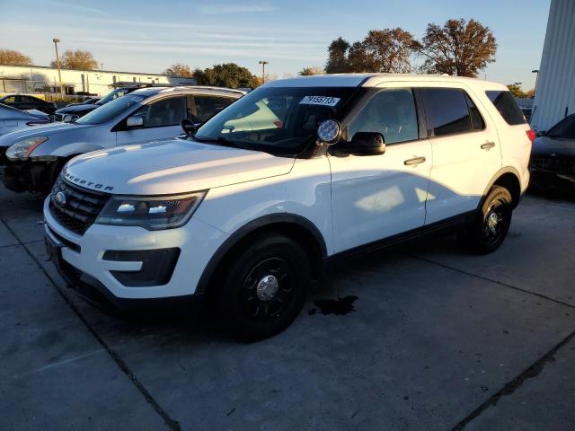 1FM5K8AT2GGA10856 - 2016 FORD EXPLORER POLICE INTERCEPTOR WHITE photo 1