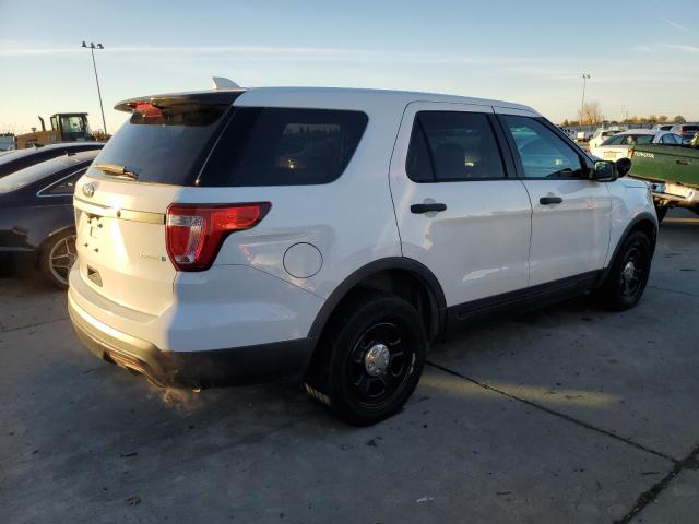 1FM5K8AT2GGA10856 - 2016 FORD EXPLORER POLICE INTERCEPTOR أبيض صورة 3