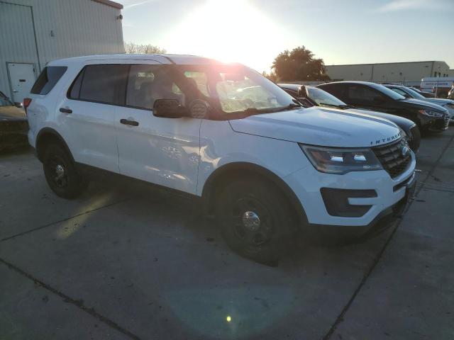 1FM5K8AT2GGA10856 - 2016 FORD EXPLORER POLICE INTERCEPTOR أبيض صورة 4