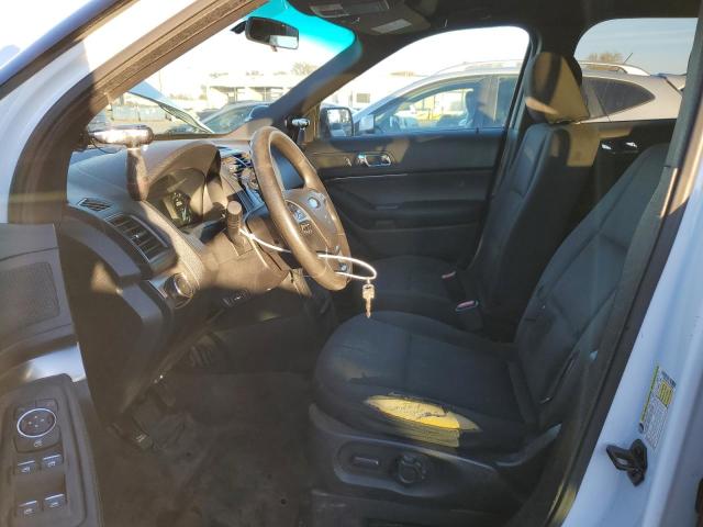 1FM5K8AT2GGA10856 - 2016 FORD EXPLORER POLICE INTERCEPTOR أبيض صورة 7