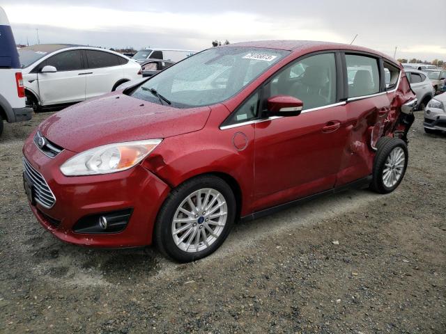 1FADP5CU7FL121288 - 2015 FORD C-MAX PREMIUM SEL RED photo 1