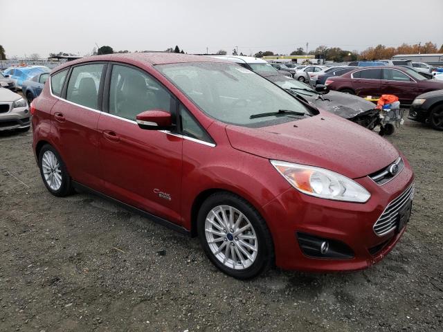 1FADP5CU7FL121288 - 2015 FORD C-MAX PREMIUM SEL RED photo 4