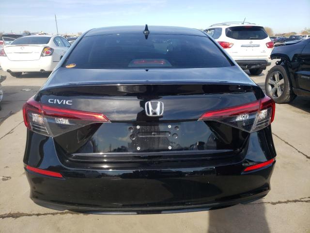 2HGFE2F23NH578839 - 2022 HONDA CIVIC LX BLACK photo 6