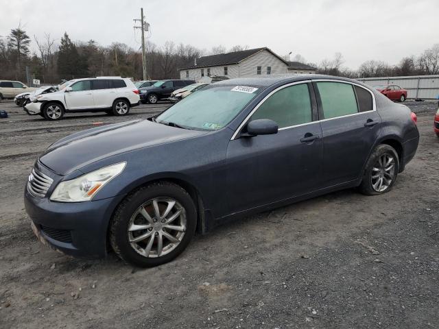 JNKBV61F98M279242 - 2008 INFINITI G35 BLACK photo 1