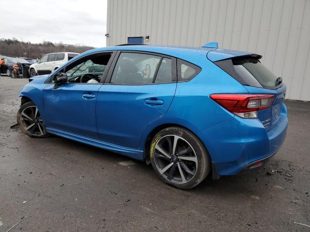 4S3GTAM69L3715372 - 2020 SUBARU IMPREZA SPORT BLUE photo 2