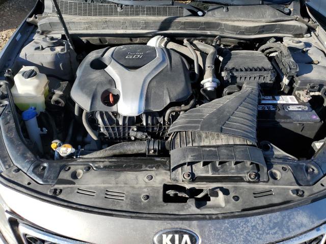 5XXGR4A6XDG213105 - 2013 KIA OPTIMA SX SILVER photo 11