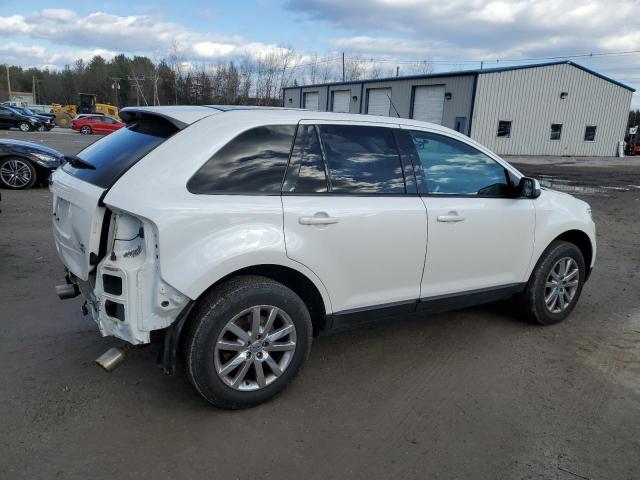 2FMDK4JC5DBB68440 - 2013 FORD EDGE SEL WHITE photo 3