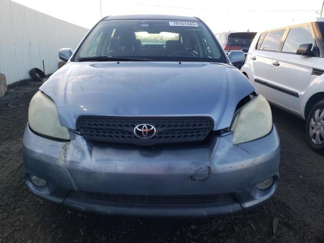 2T1KR32E05C479624 - 2005 TOYOTA COROLLA MA XR BLUE photo 5