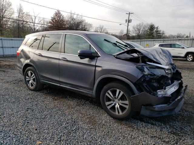 5FNYF5H54HB008999 - 2017 HONDA PILOT EXL GRAY photo 4