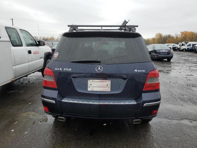 WDCGG8HB3AF481546 - 2010 MERCEDES-BENZ GLK 350 4MATIC BLUE photo 6