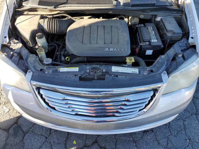 2C4RC1BG3CR304920 - 2012 CHRYSLER TOWN AND C TOURING SILVER photo 12